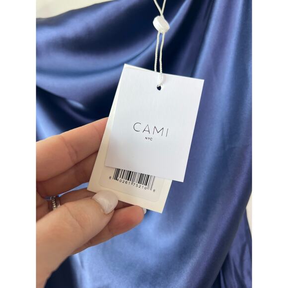 NWT Cami NYC Darby One Shoulder Sexy Thong Bodysuit Top Night Shadow Size Medium - Picture 5 of 8